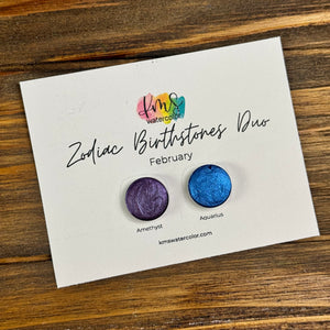 February Zodiac Birthstone Duo