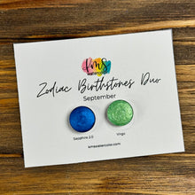 Load image into Gallery viewer, September Zodiac Birthstone Duo