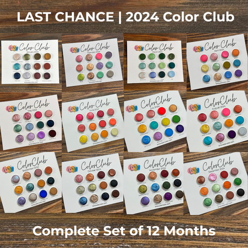 LAST CHANCE | 2024 Color Club | Complete Set of 12 Months (Retired)