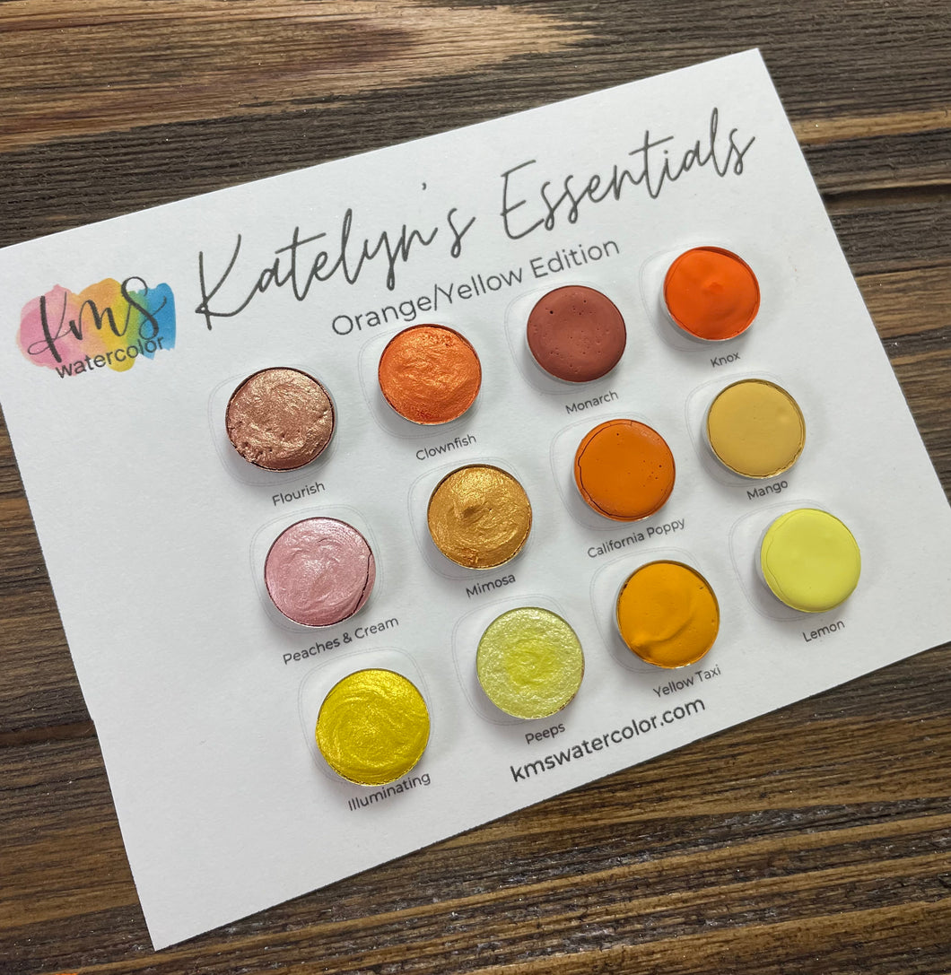 Katelyn’s Essentials: Orange/Yellow Edition