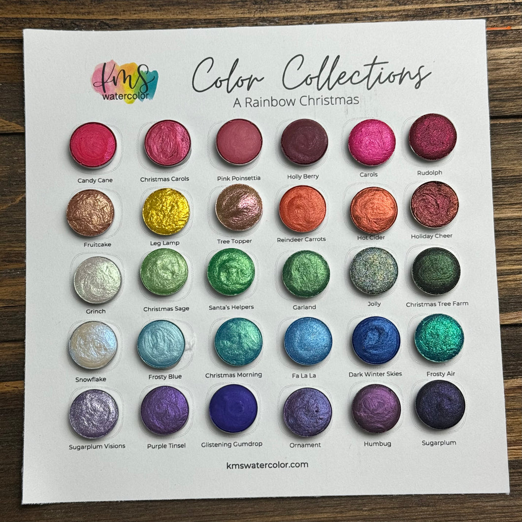 A Rainbow Christmas Color Collection