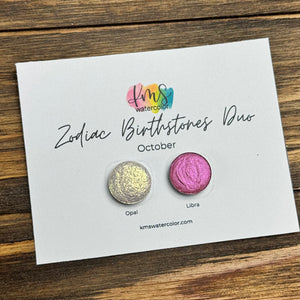 October Zodiac Birthstone Duo